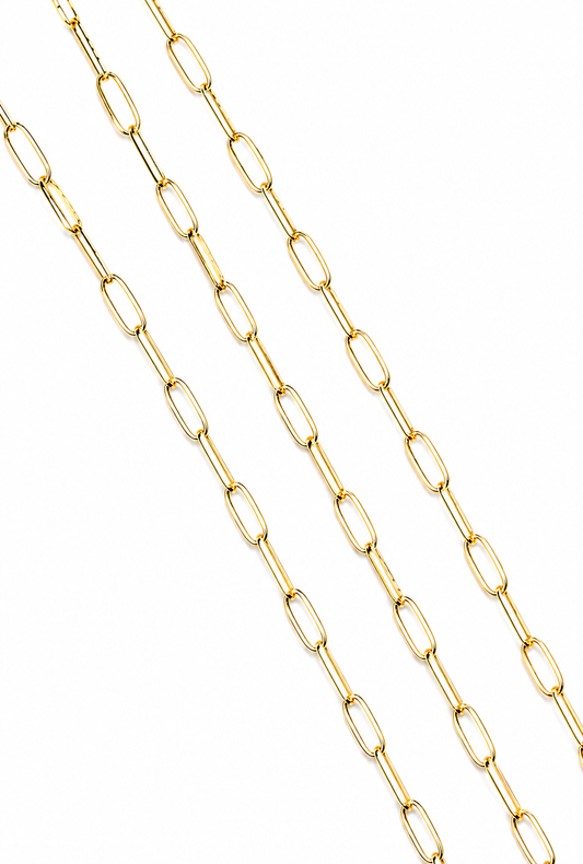 Gold Filled paperclip armband
