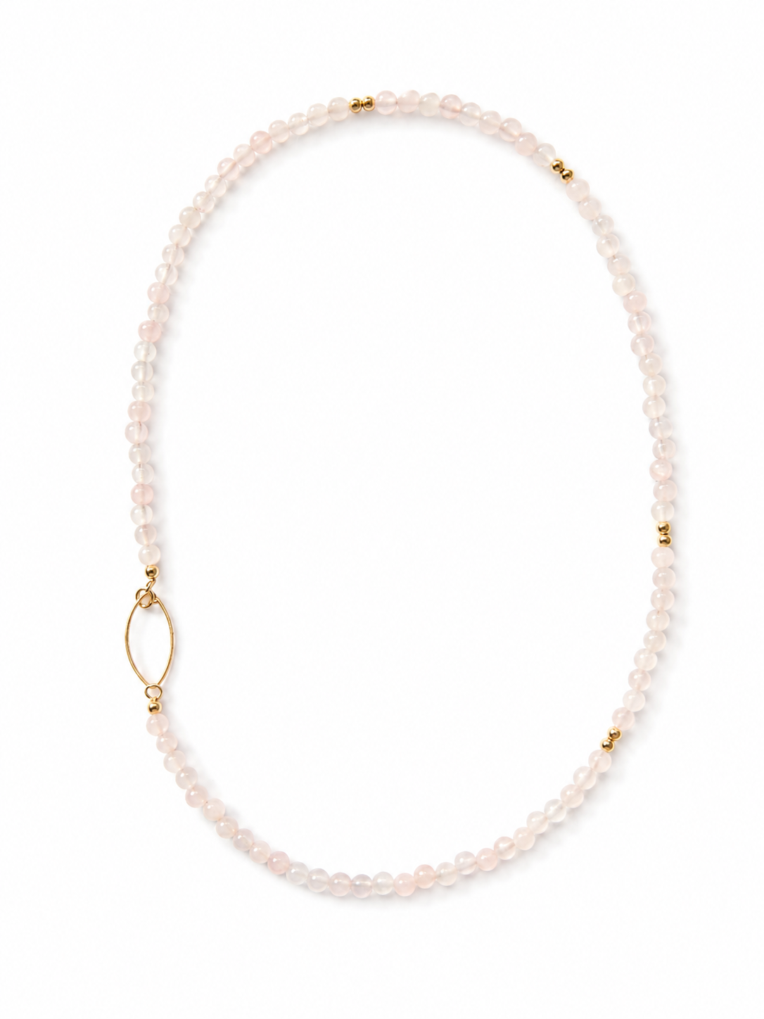 Ketting Rozenkwarts Light