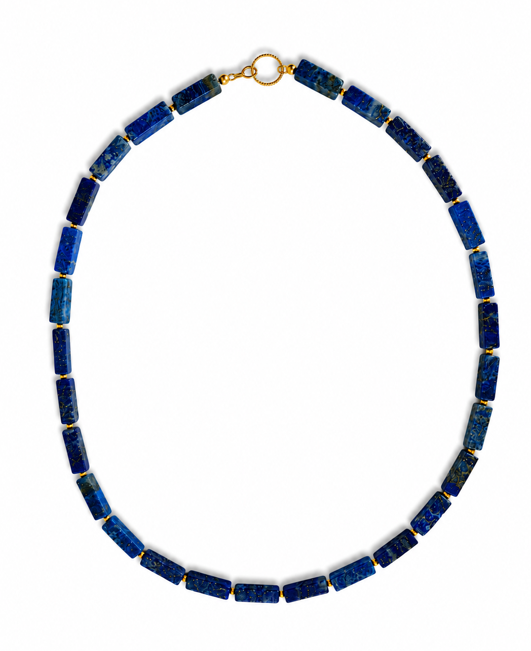 Ketting Golden Lapis