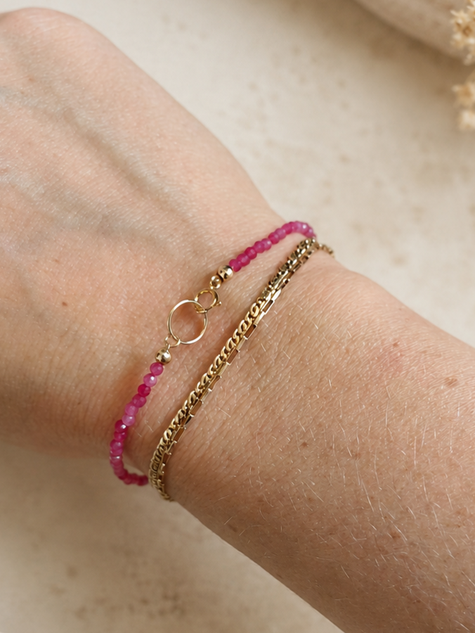 Armband Roze Kwarts