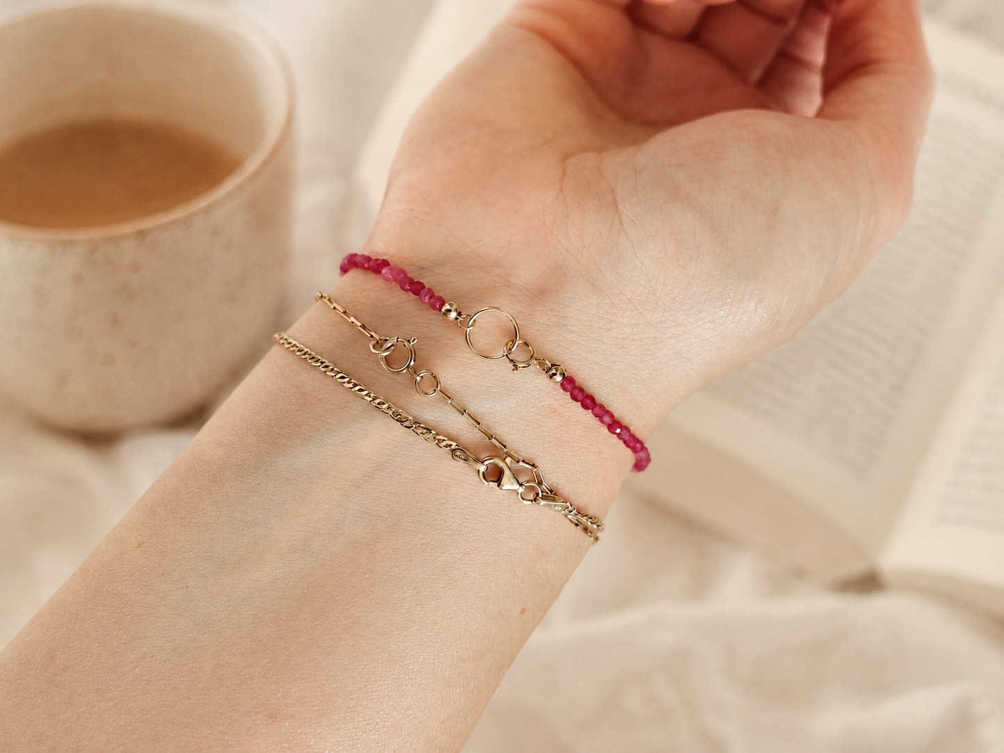 Armband Roze Kwarts