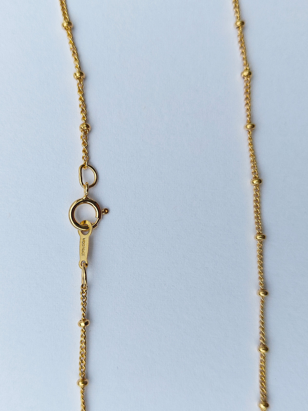 Gold filled ketting met balletjes