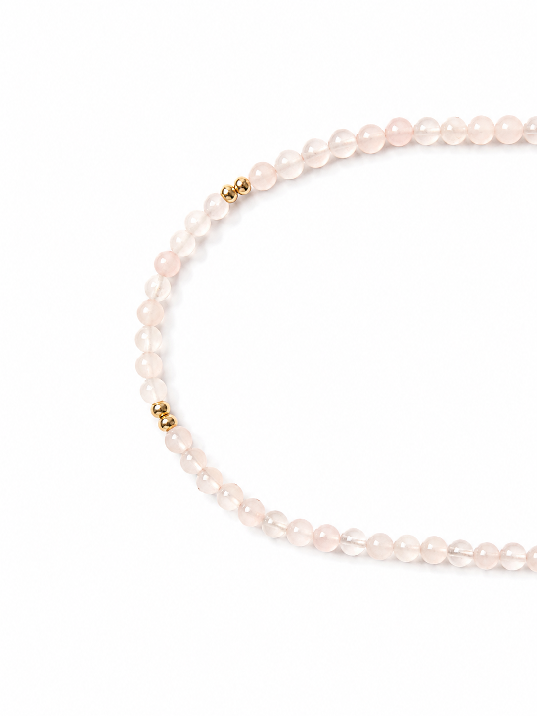 Ketting Rozenkwarts Light