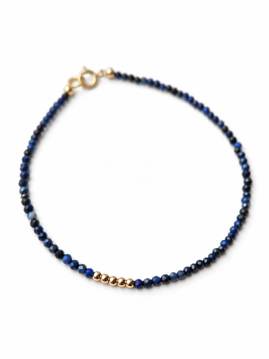 Armband Lapis Gold