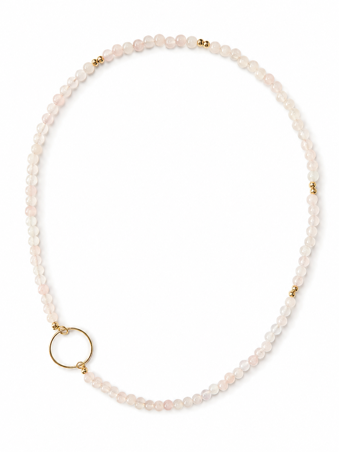 Ketting Rozenkwarts Light
