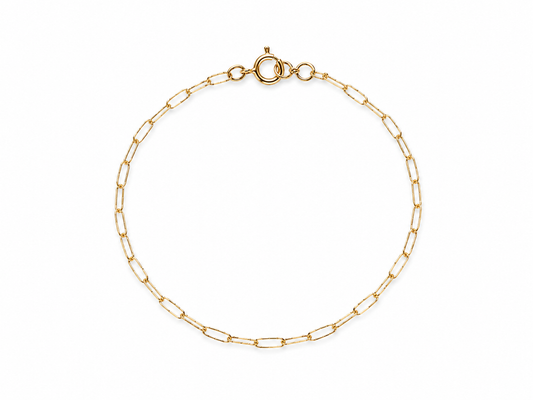Gold Filled paperclip armband