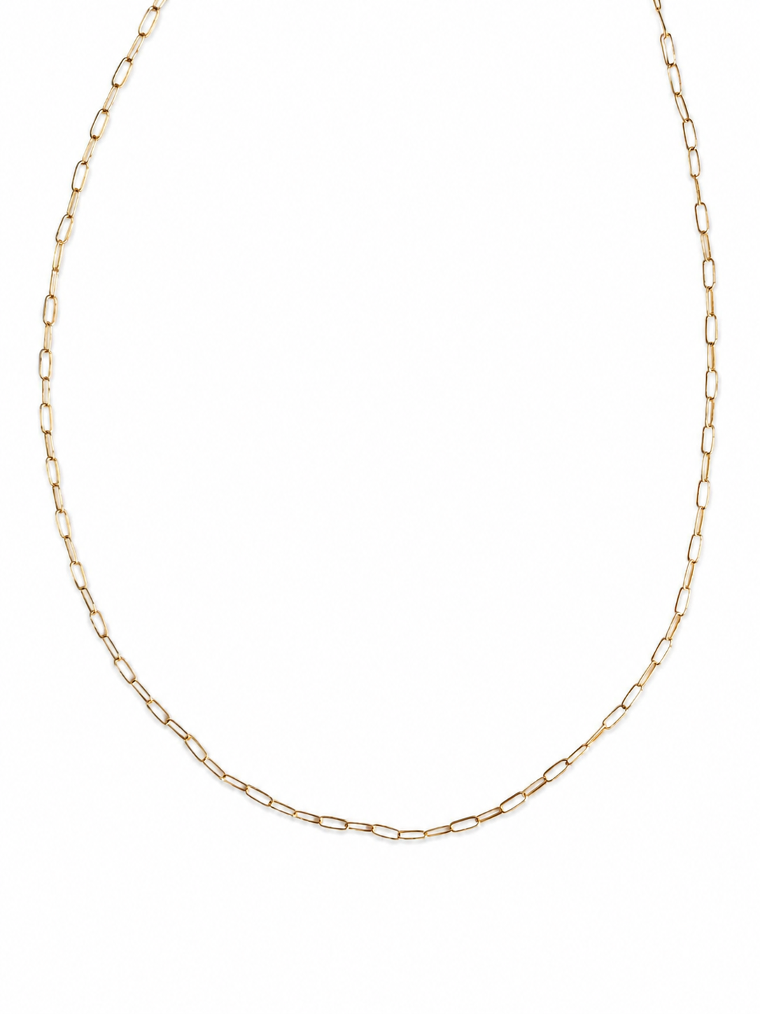 Gold Filled paperclip ketting