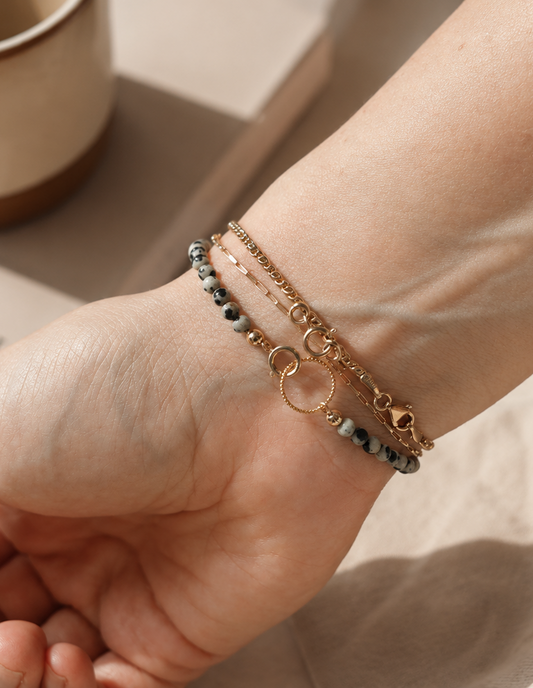 Armband Dalmatian Jaspis