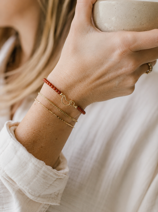 Armband Red Jaspis