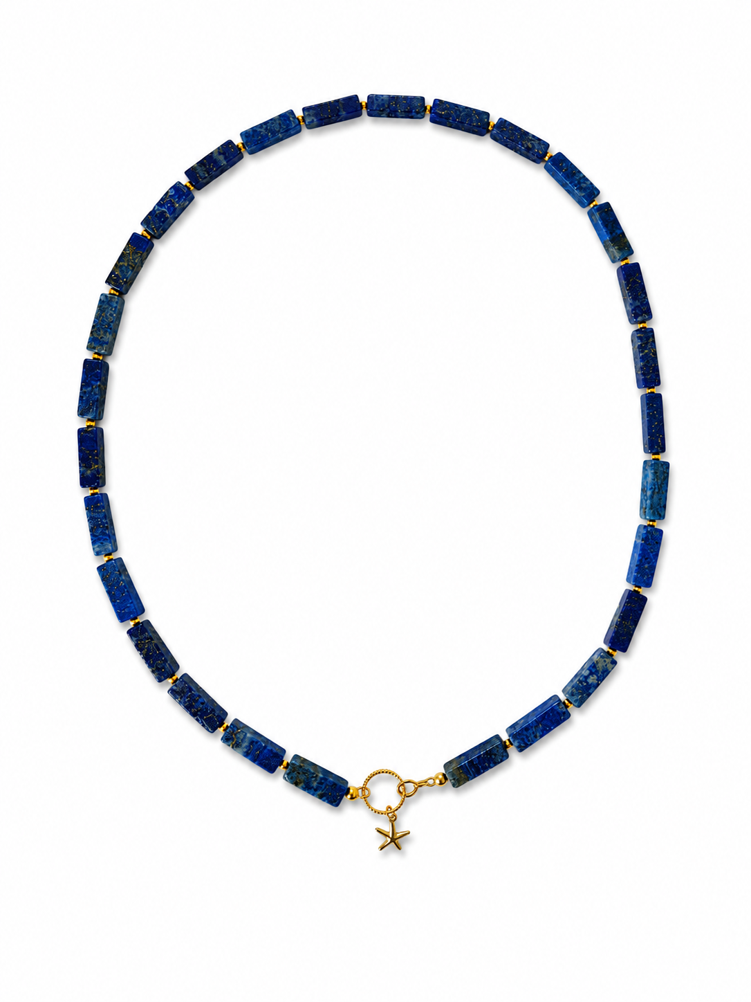 Ketting Golden Lapis
