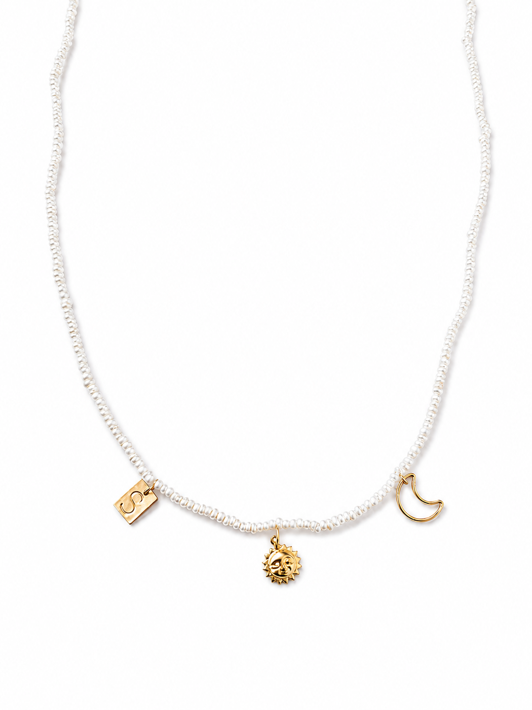 Gold filled initialen bedeltje