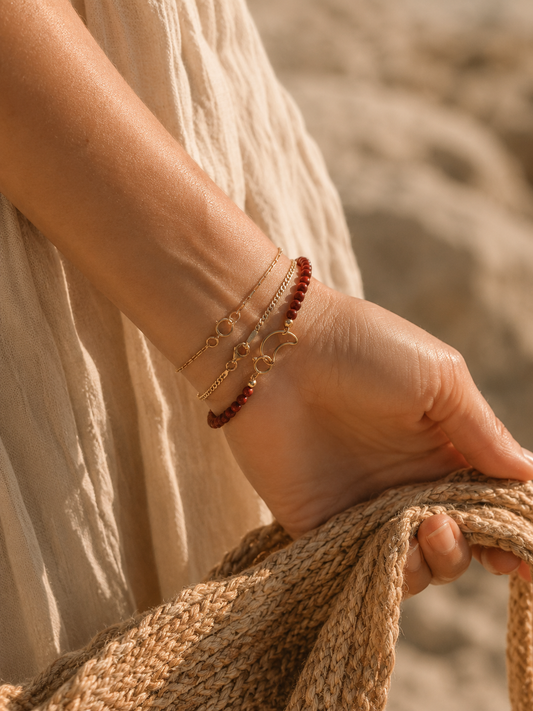 Armband Red Jaspis